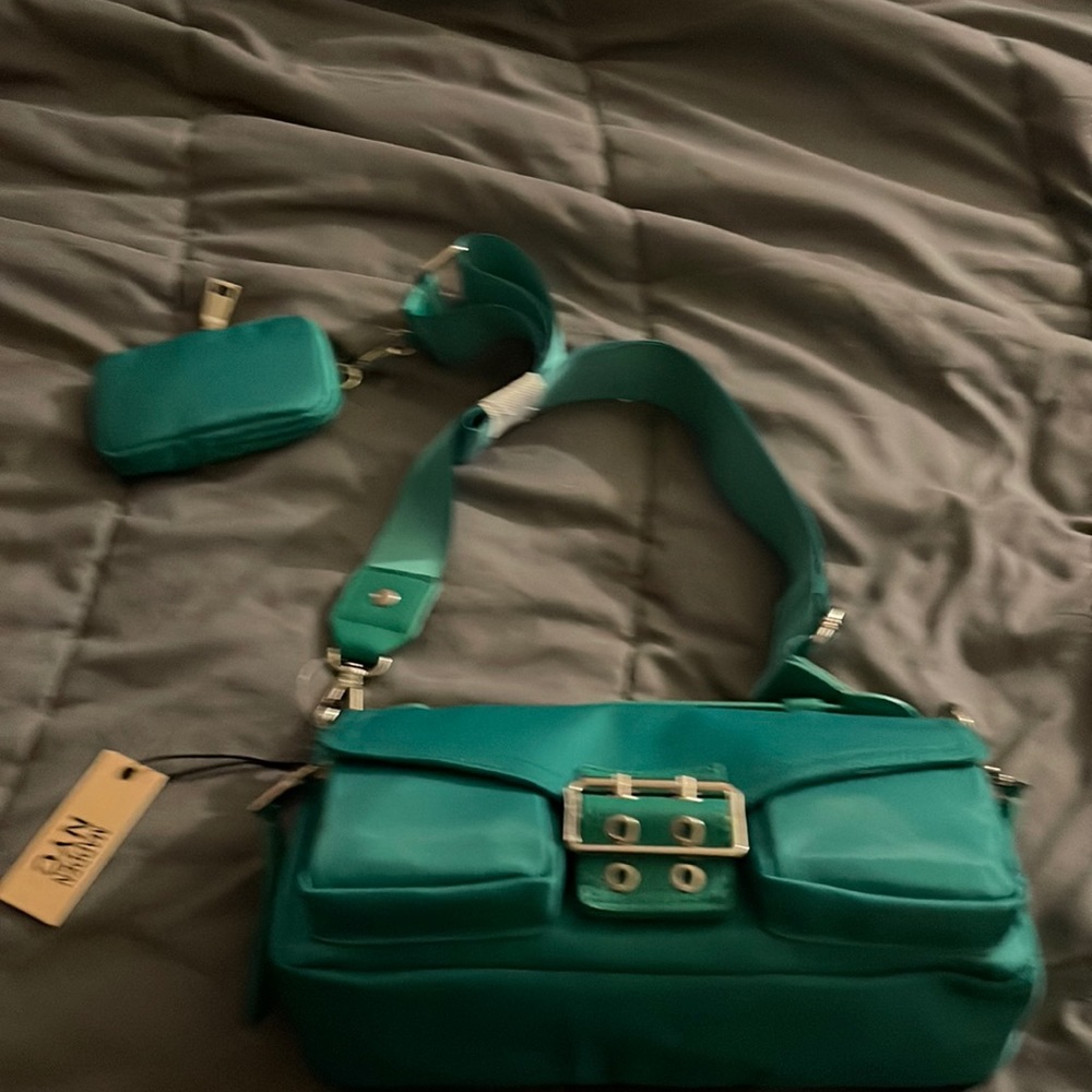 Brand new green mini Madden NYC purse